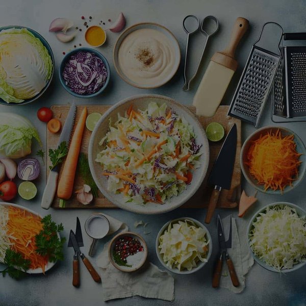 Quelle est la meilleure manière de faire une salade de chou crémeuse et croquante ?