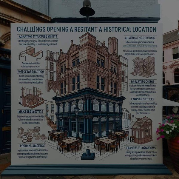 Quels sont les défis de l'ouverture d'un restaurant dans un lieu historique et comment les surmonter ?